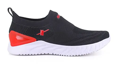 Sparx Mens  BlackRed Walking Shoe