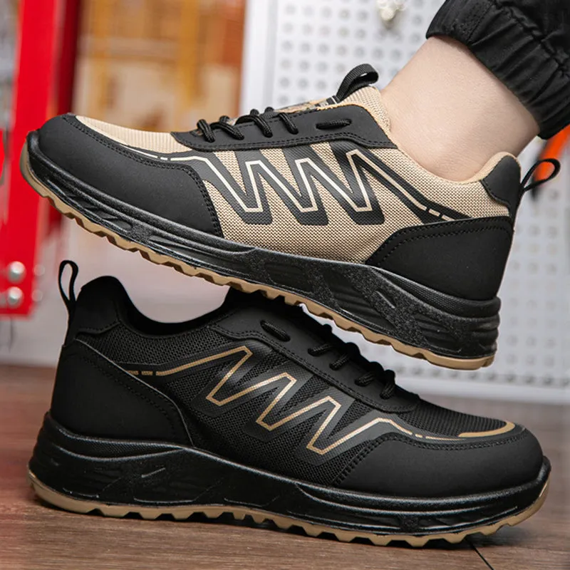 Steel Toe Shoes for Men Women Wide Non Slip Work Comfortable Safety Lightweight Puncture Proof Sneakers