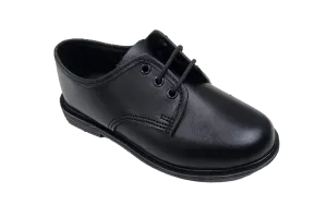 Step by Step Lace Up School Shoes - Black