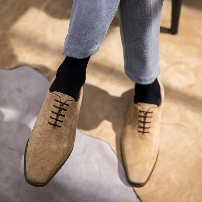 Suede Elegance Oxford Dress Shoes