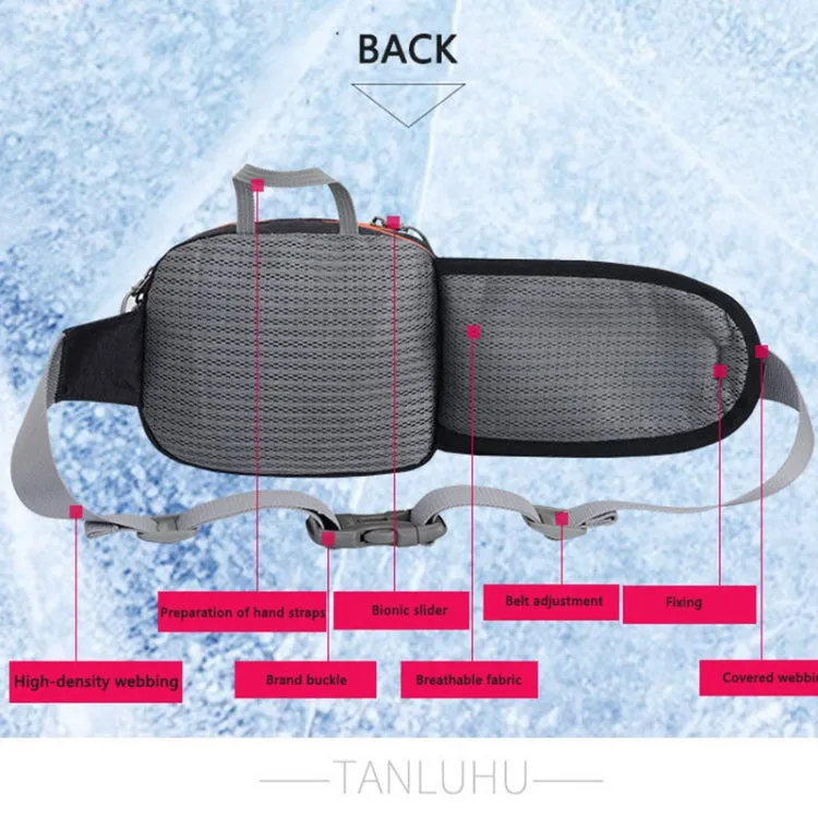 Tanluhu FK389 Outdoor Sports Waist Bag Multi-Purpose Running Water Bottle Bag Riding Carrying Case, Size: 2L(Black)