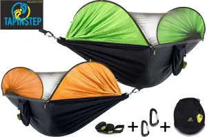 TAPINSTEP Single & Double Outdoor Camping Hammock with Mosquito Net