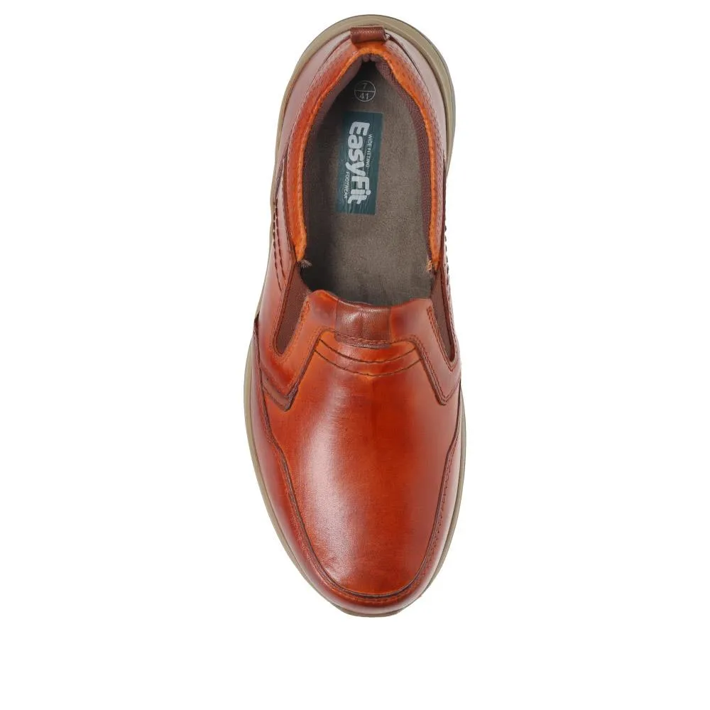 Ultra-Wide-Fitting Leather Shoes - AARAN / 326 012