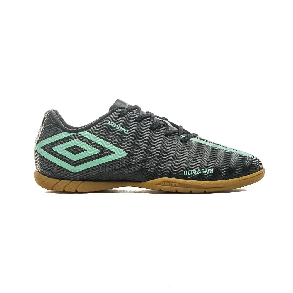 Umbro Masculino Futbol_Indoor Ultraskin Negro/Verde_Claro/Grafito