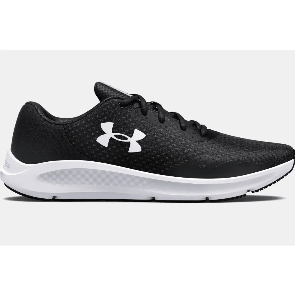 Under Armour Mens Trainer Charged Pursuit 3 Black/White