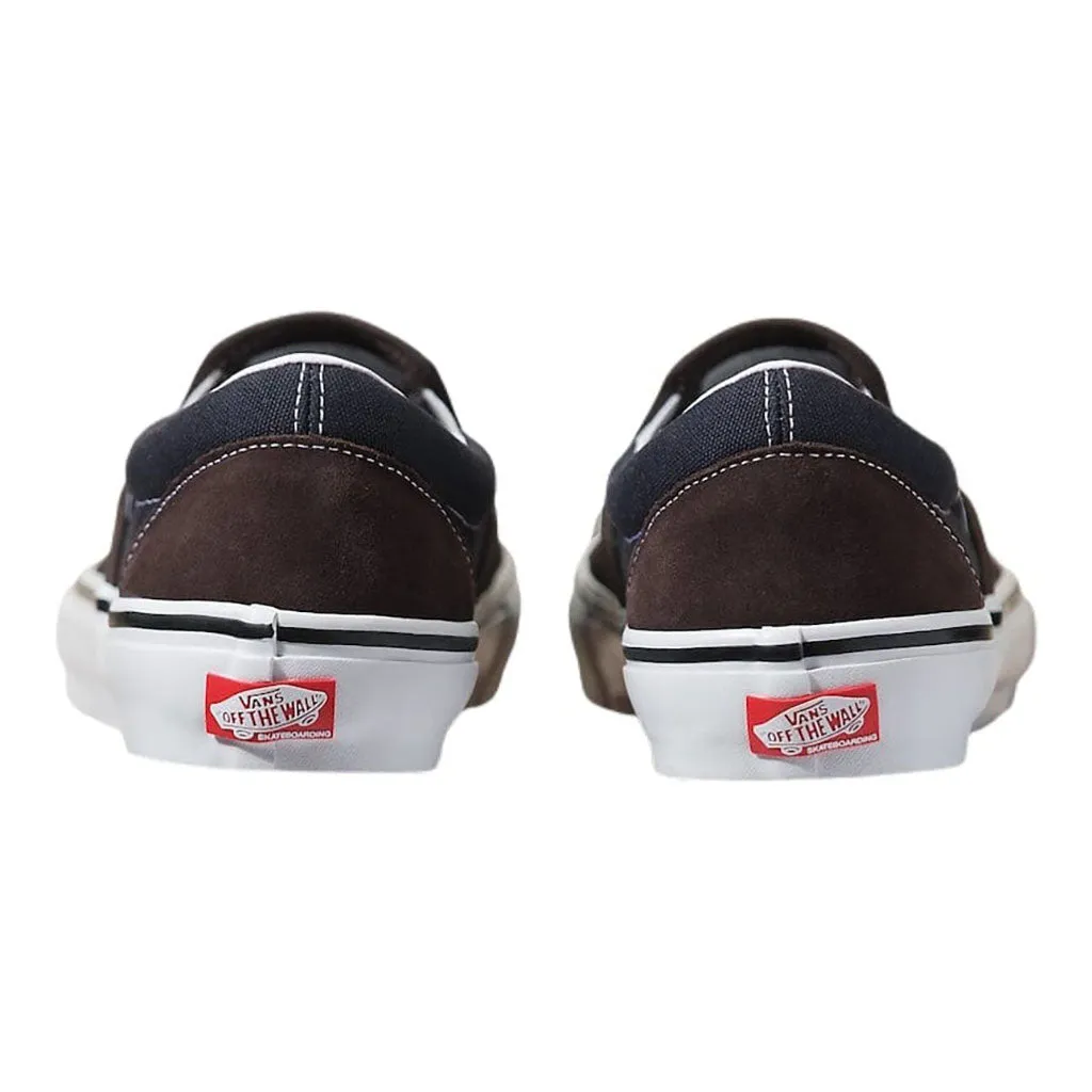 Vans Skate Slip-on - Dark Brown/Navy