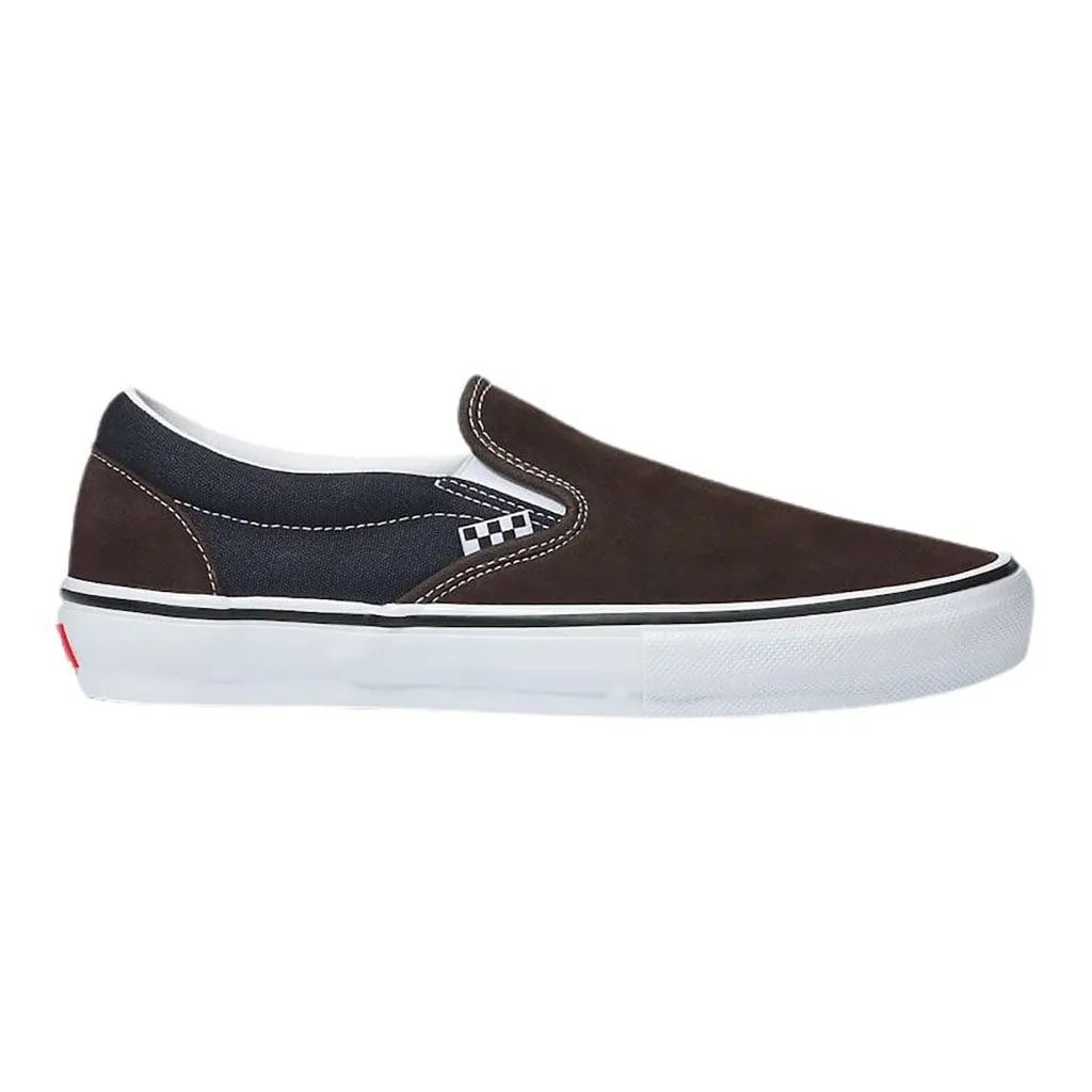 Vans Skate Slip-on - Dark Brown/Navy