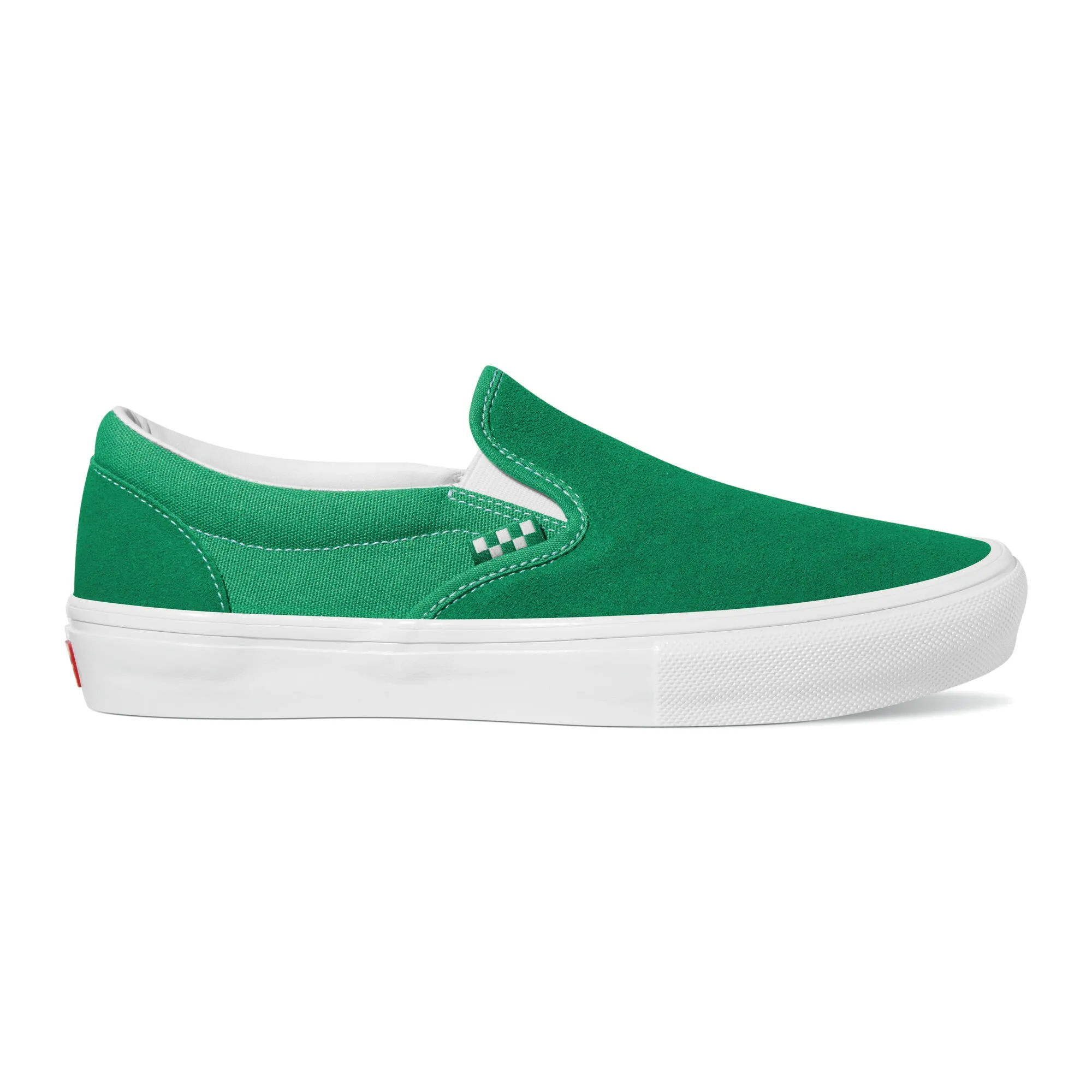 Vans Skate Slip On Shoes - Green/White