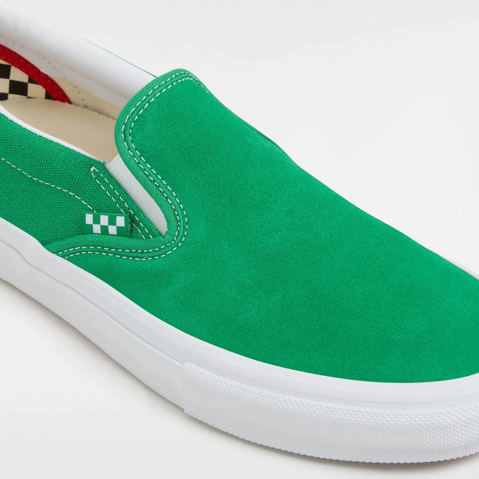 Vans Skate Slip On Shoes - Green/White