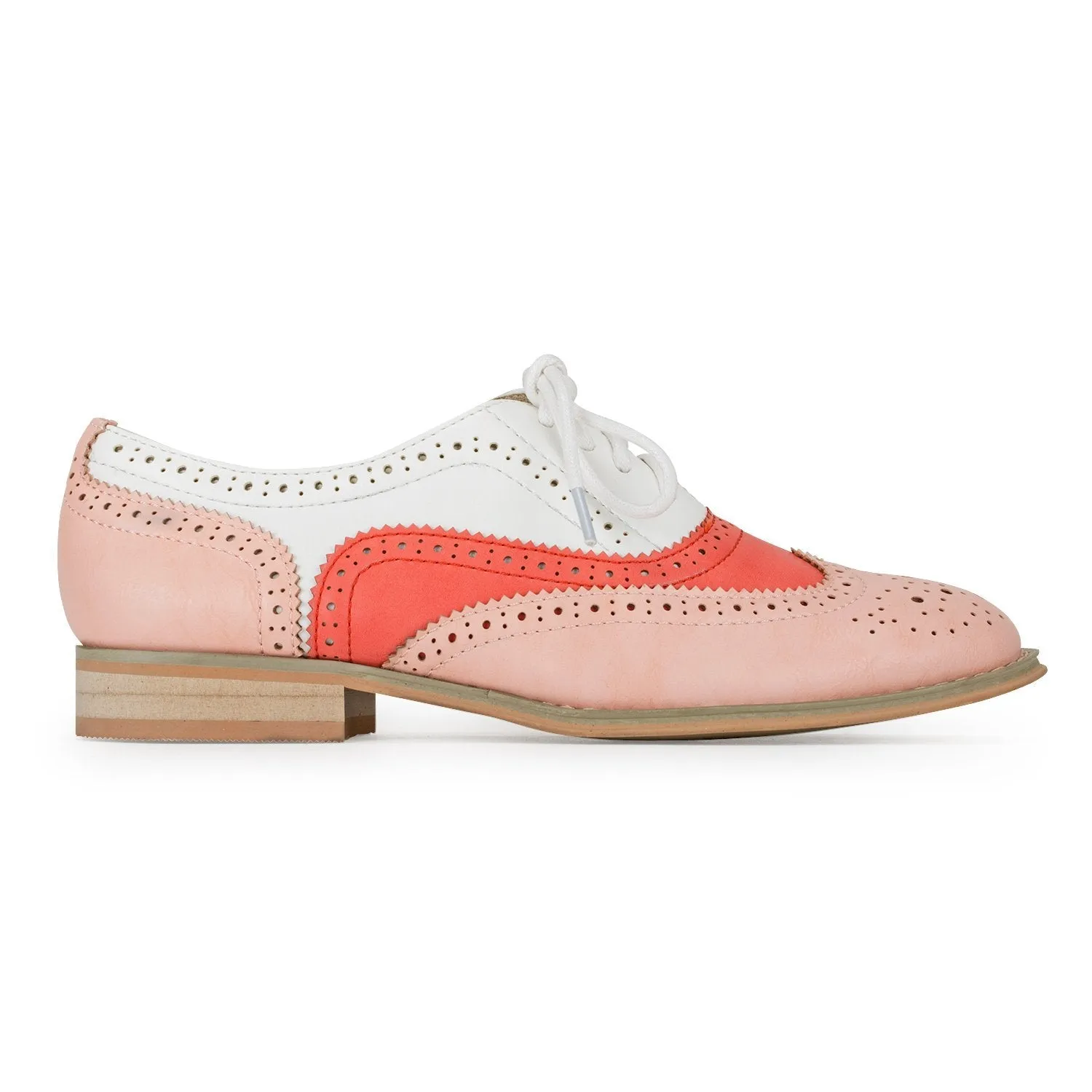 Wanted Shoes Women's Babe Oxford - Pink/Multi