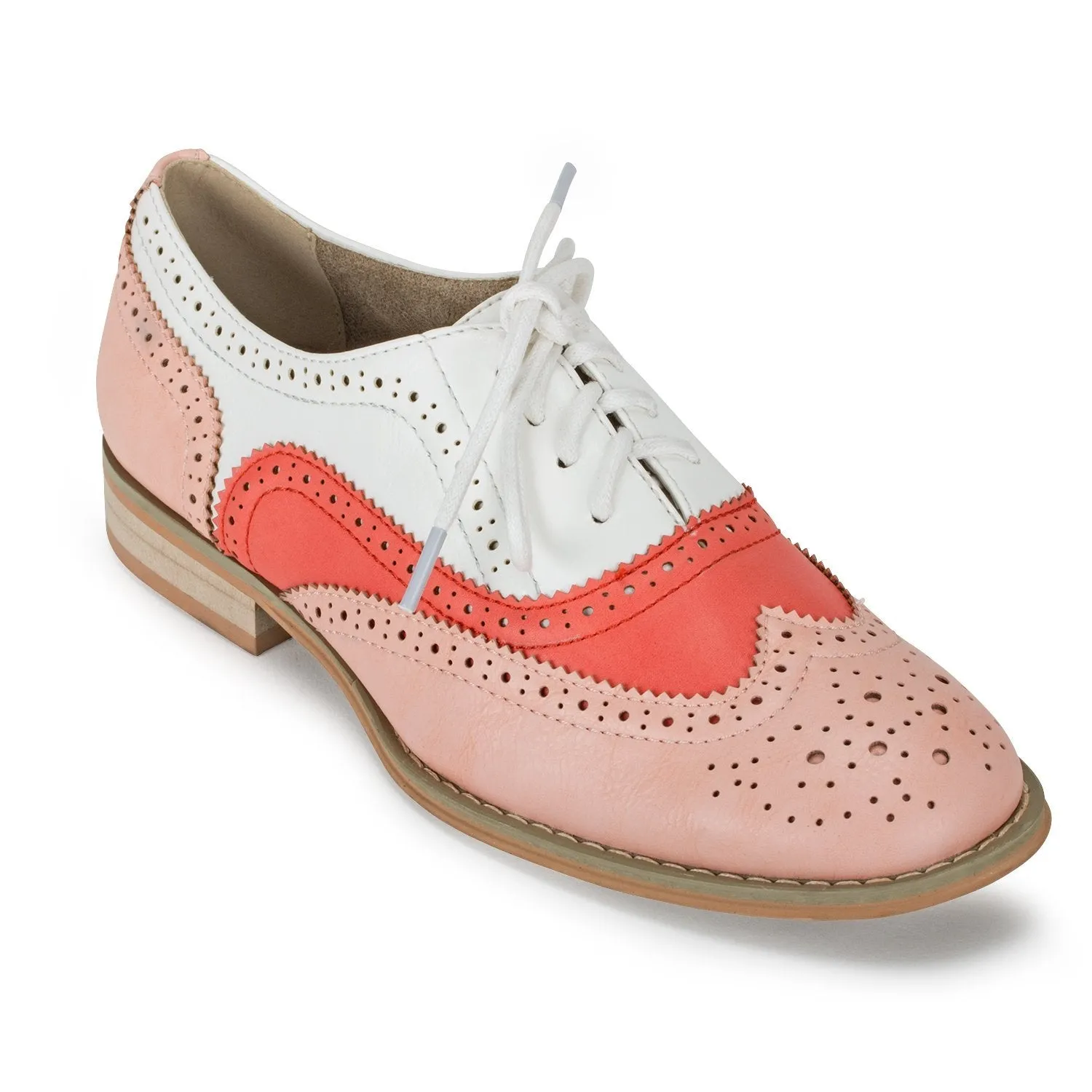 Wanted Shoes Women's Babe Oxford - Pink/Multi