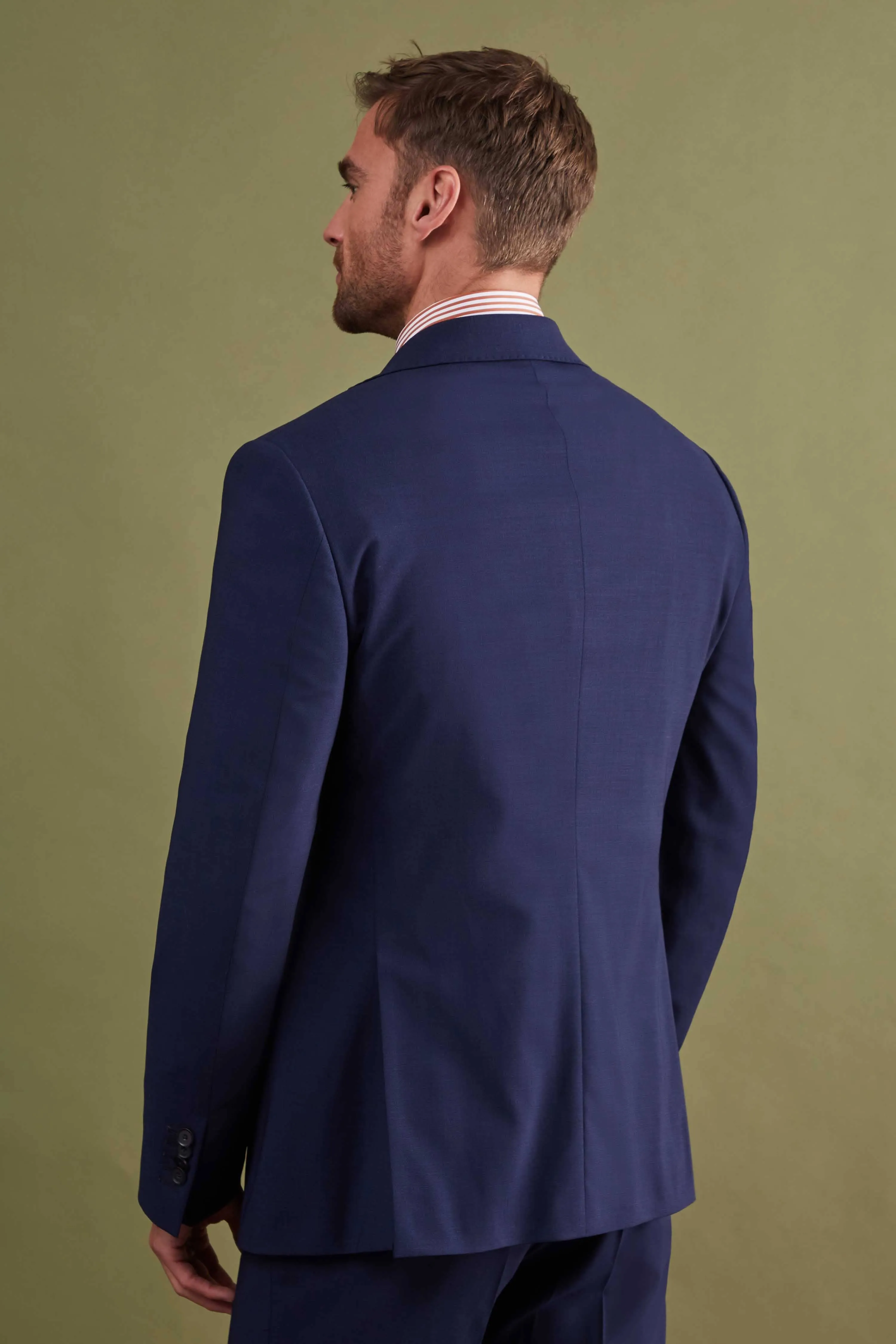 Wilder Tailored Fit Navy Wool Suit - ARCHIVE