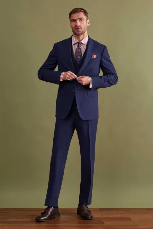 Wilder Tailored Fit Navy Wool Suit - ARCHIVE