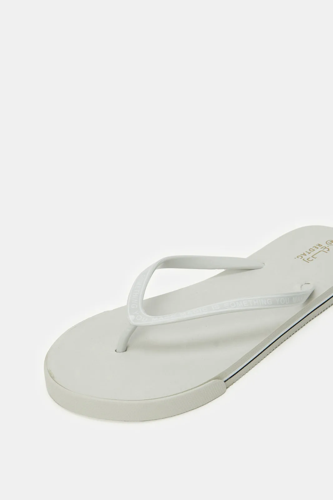 Women Grey Flip Flop