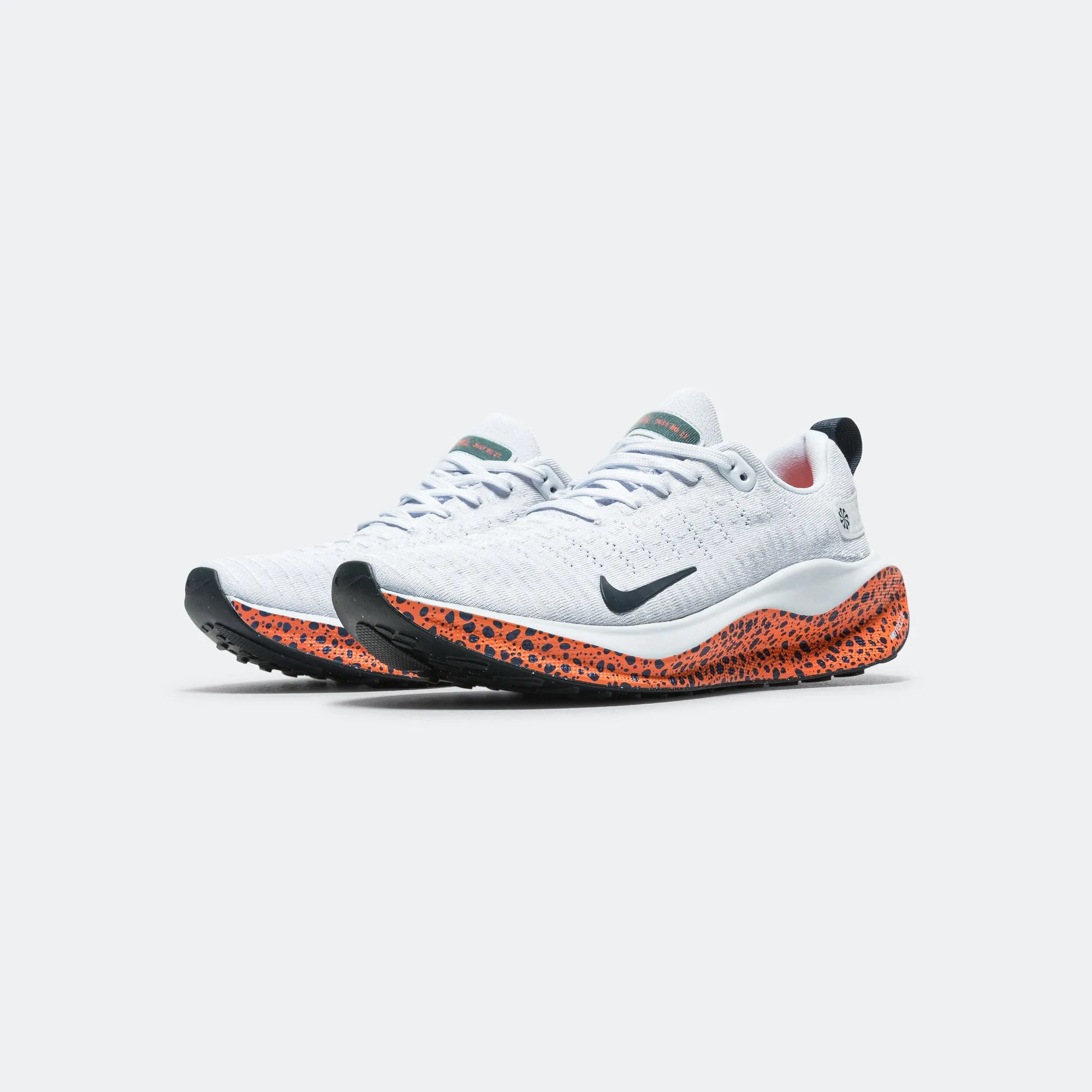 Womens ReactX Infinity Run 4 'Olympic' - Football Grey/Electric Orange