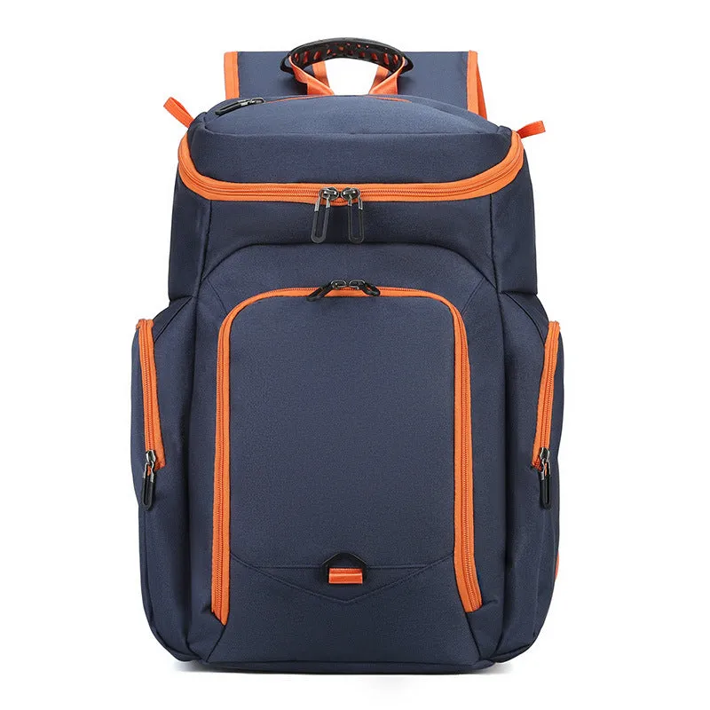 XIANGTUIBAO Cross-Border New Arrival Basketball Bag Customized Logo Contrast Color Backpack Men's and Women's Same Outdoor Bag Basketball Training Backpack