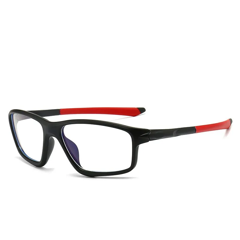 Yimaruili Men's Full Square Rim TR 90 Resin Sport Frame Eyeglasses TR5773