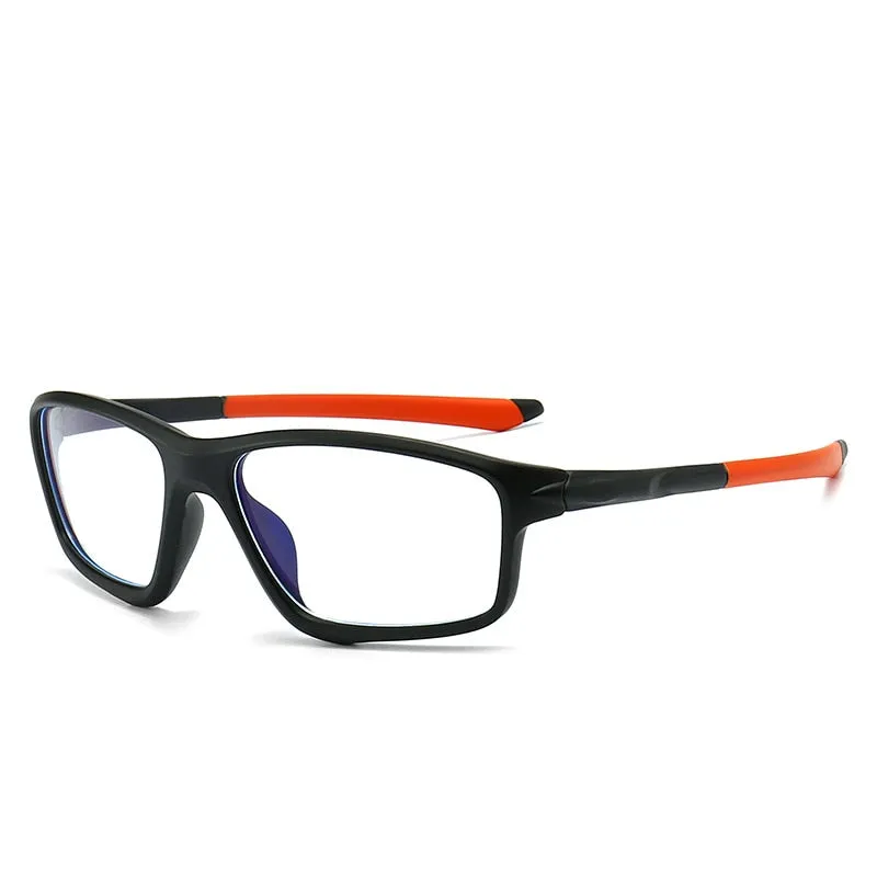 Yimaruili Men's Full Square Rim TR 90 Resin Sport Frame Eyeglasses TR5773