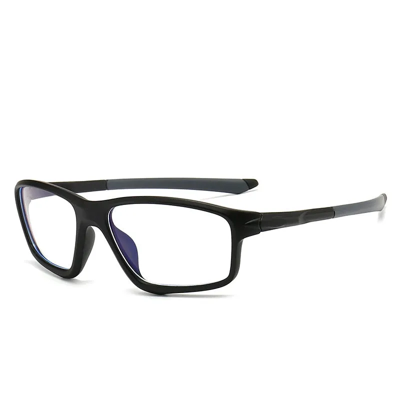 Yimaruili Men's Full Square Rim TR 90 Resin Sport Frame Eyeglasses TR5773