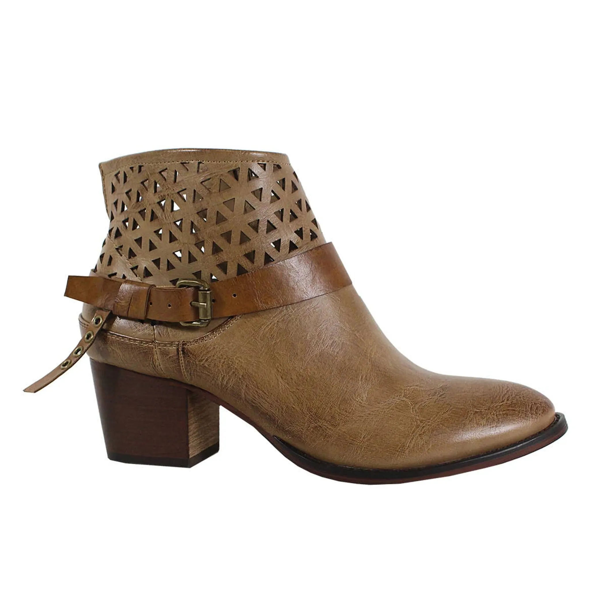 YOKI DEBRA-51 Women's Western Boots Triangle Laser Cut