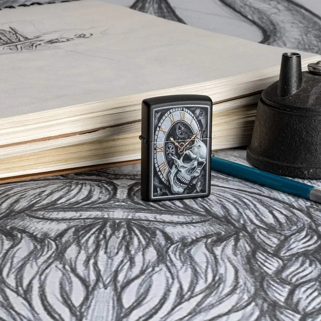 Zippo Skull Clock Design - 29854