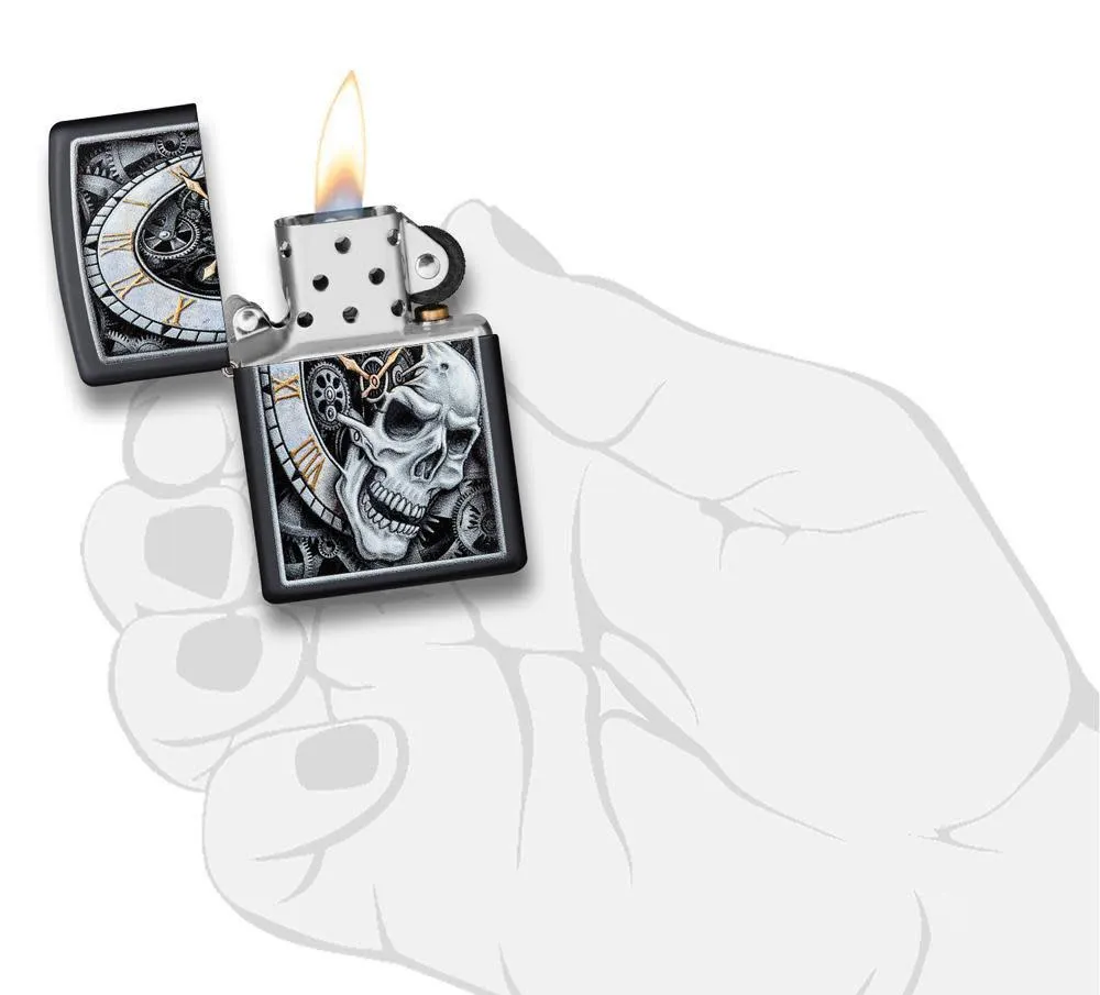 Zippo Skull Clock Design - 29854